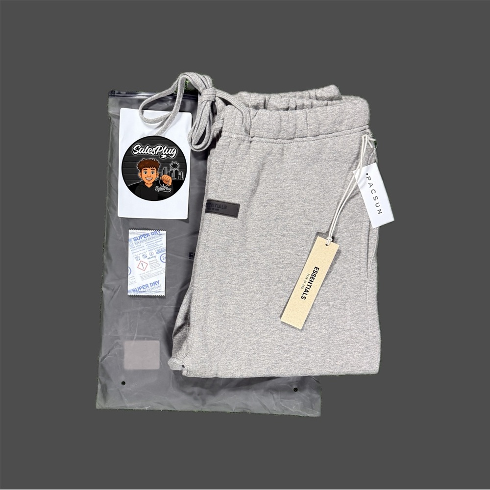 Fear Of God Essentials Dark Oatmeal SS22 Cuffed Sweatpants - Picture 2 of 13